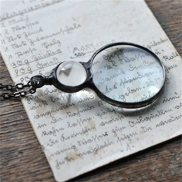 Grands Loupe Halskje Gave, Forstørringsglass Lesing Dekor