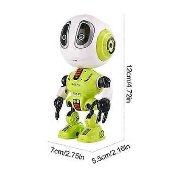 Legetøj til drenge Robot Børn Spædbarn Robot 3 4 5 6 7 8 9 År Gammel Alder Cool Gave til Fødselsdag Nytår Jul (Blå)