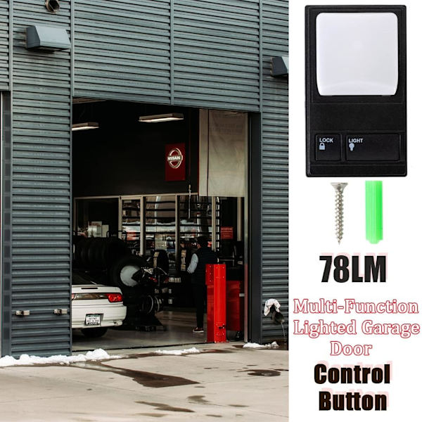 Garageport-kontrolpanel, multifunktionsgarageport-konsol 78LM 81L
