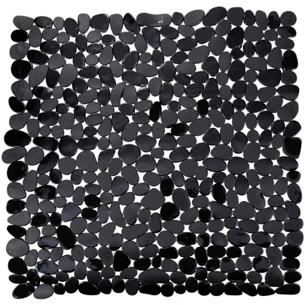 Pebble badeværelse skridsikker måtte 54x54cm, sten badeværelse måtte
