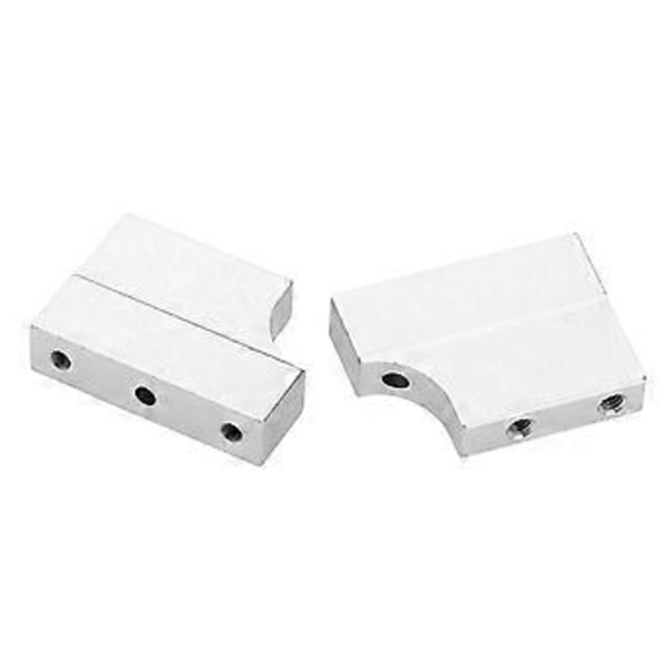 Børsteløs Motor Monteringsholder Passer for Kyosho 1/8 RC Bil Motorfeste Oppgradering (Sølv)