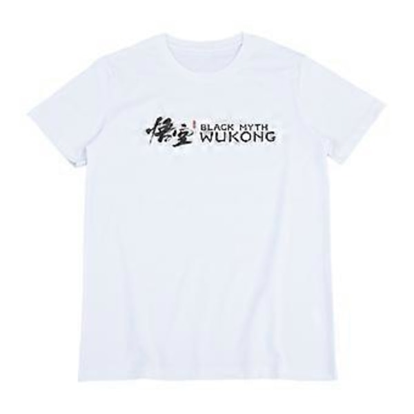 BLACK MYTH WUKONG 3D-tryckt bomulls-T-shirt med korta ärmar och rund hals för vuxna _d(L )