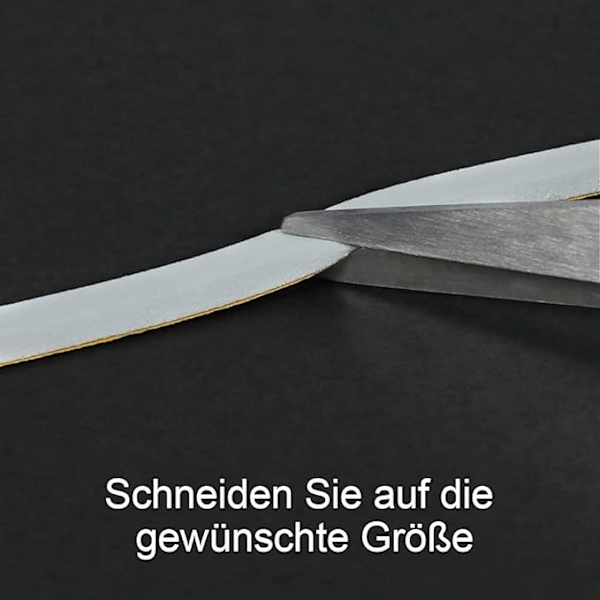 Fönsterisoleringstätning, 6 mm (B) x 3 mm (H) x 15 m (L) självhäftande skumtätning, fönster