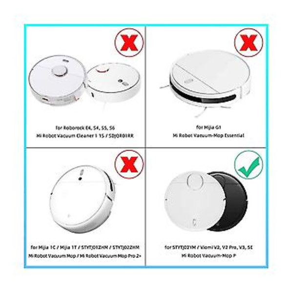 Mi Robot Vacuum Mop 2s / Mop P / Mop Pro / Xmstjqr2s / Stytj02ym Varaosat Pääsivusirkkeli He ( )
