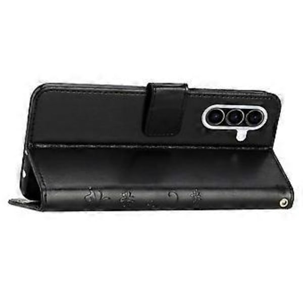 Til Samsung Galaxy A26 5G Etui PU Læder Telefon Wallet Cover med Rem (Style K)