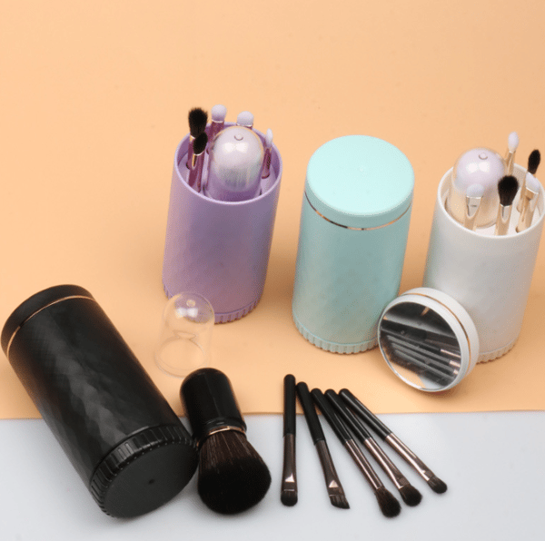 Et sæt, 6-i-1 professionelt makeup-børste sæt, makeup-værktøjer til b