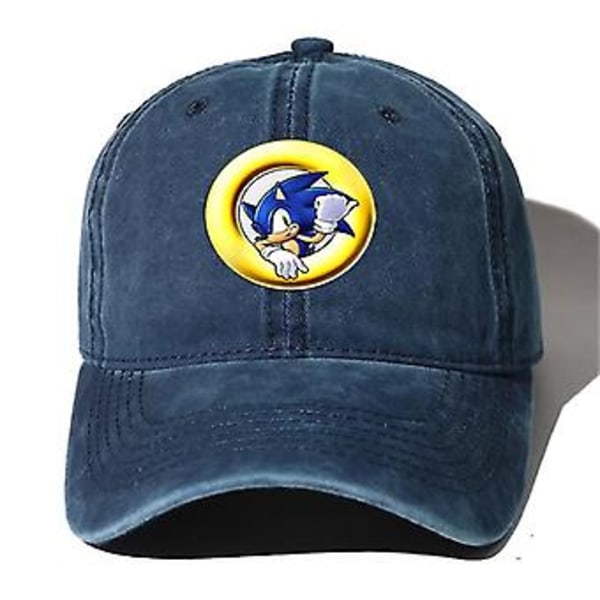 Sonic Baseball-lippis Kevät Ja Syksy Auringonsuojahuppu Anime Rento Lippi Muotilippis Puuvilla Pehmeä Yläosa Rento Ulkoilu Retrolippis Unisex [JKW] (08 )