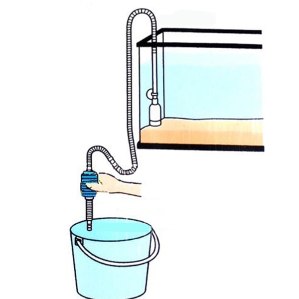 Praktisk Akvarierensare Pump Transparent