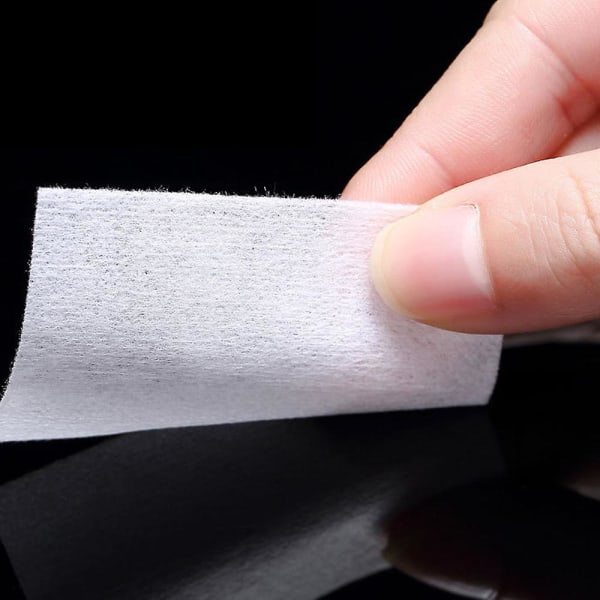 Disposable Nail Wipes Nail Polish Remover Lint Free Cotton Soft Pads For Acrylic Gel Nail, Nail Art, Finger/toenail Care White