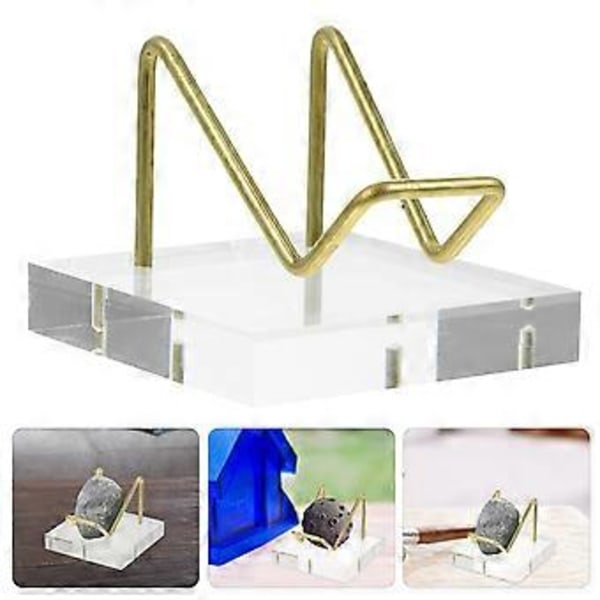 Crystal Mineral Sten Display Stand Ædelsten Display Holder Mineraler Rack Mineraler Holder