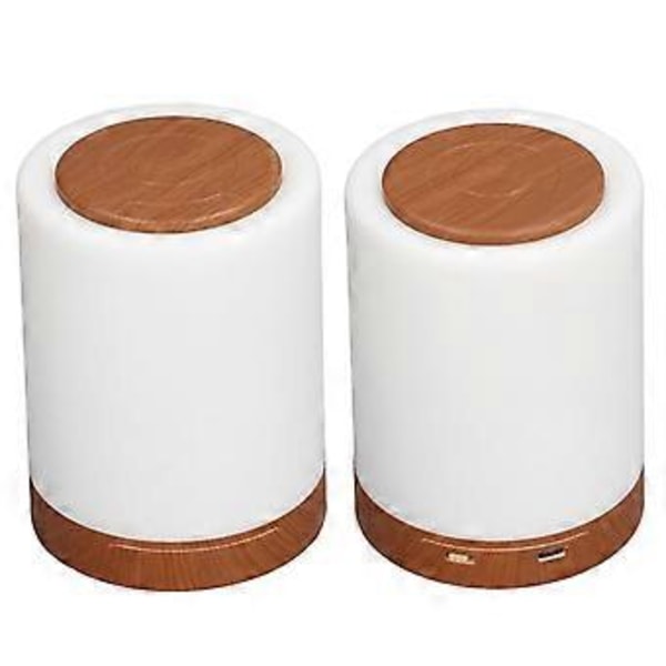 Berørings Nattlys USB-Lading Timer RGB Fargeskiftende Hengbar LED Varm Ambient Lampe for Soverom Camping