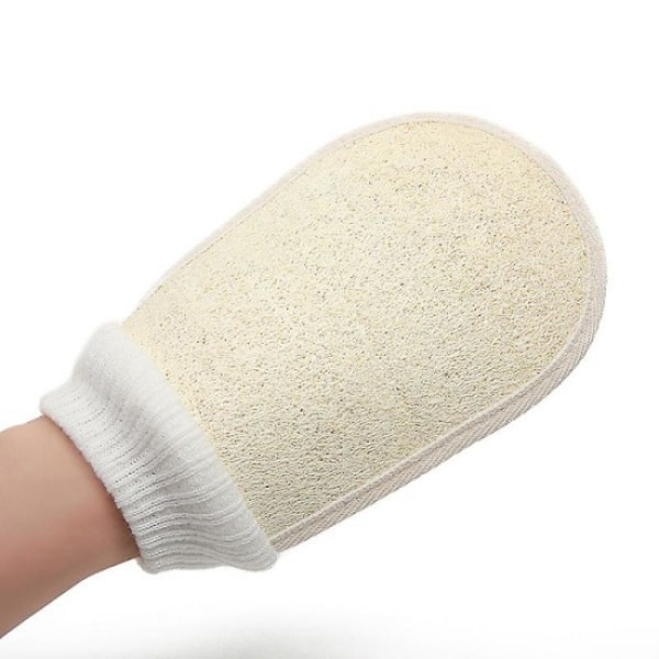 Skrubbhandskar Exfolierande Handskar Badsvamp Dusch Loofah Kroppsmassage Skrubbhandskar