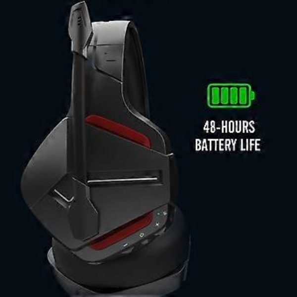 Type E BINNUNE BW01 2.4G/Bluetooth/Langallinen Stereo Kuulokkeet Over-Ear Peli Musiikki Kuulokemikrofoni (Tyyli E)