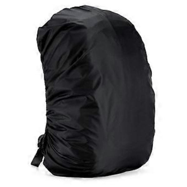1~8 stk. 35-80L Nylon Rygsæk Regn Støvsikkert Dæksel Vandtæt Dæksel Udendørs Klatring Vandreture Bjergbestigning Rygsæk Taske Dæksel (Sort 80L 3 stk.)