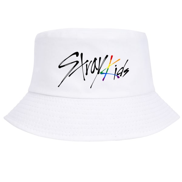 Stray Kids Cotton Bucket Hat, Solhatt med bred brätte