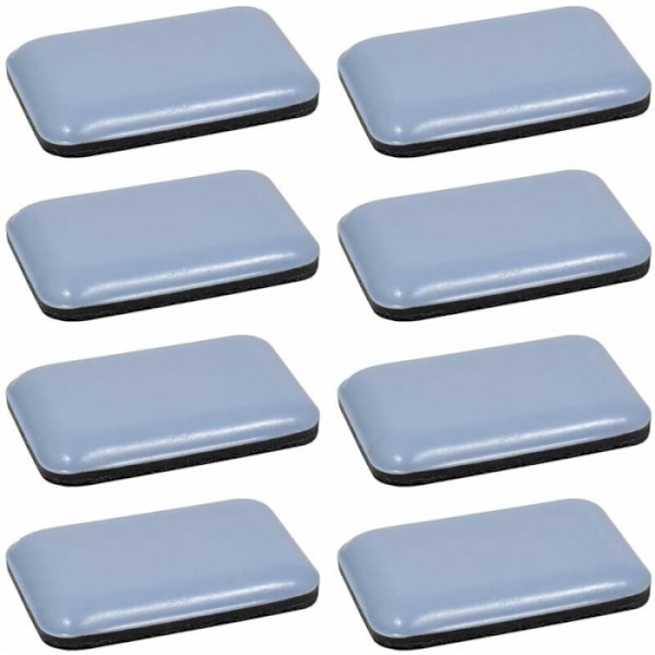8x Teflon glidkuddar Teflon PTFE rektangulär klistermärke 35