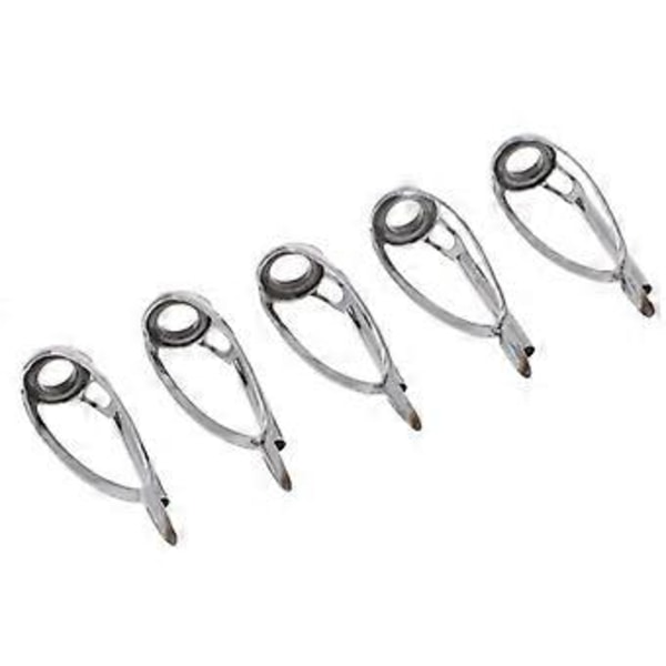 5 stk. fiskestangringer sett SIC Ring Stangringer 4-6mm (Størrelse 2)