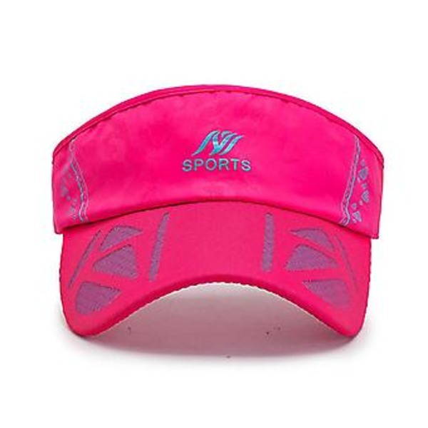 Nye Mænd Kvinder Sports Kasketter Sommer Sports Løbe Kvinder Hat Strand Kasketter Golf Tom Top Kasket Sol Hat Udendørs Visir Løbe Kasket Sommer (Sort)