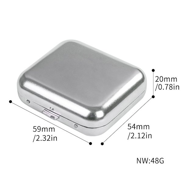 Askebæger Metal Låsbart Lommeaskebæger, 6*5,5cm