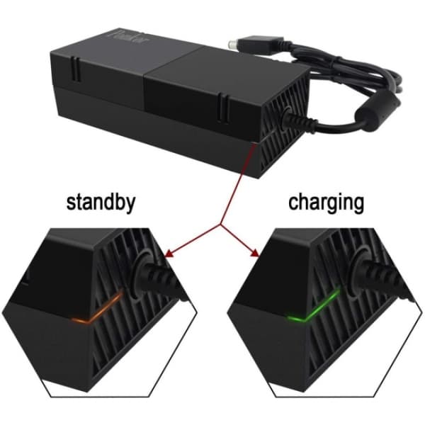 Strømadapter AC-adapter for Microsoft Xbox One Grå én størrelse