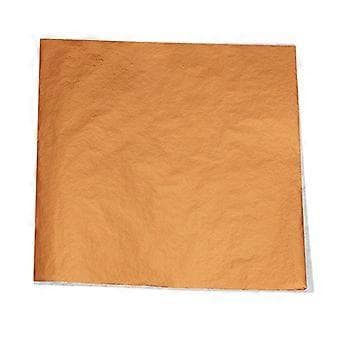 100x 9cm Jäljitelmäpaperit Askartelu DIY (Ruusu Kulta)
