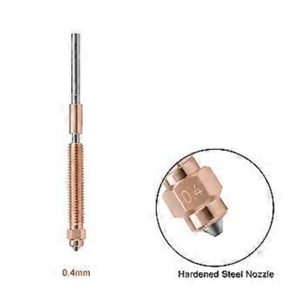 För Creality K2 Plus Hotend Keramisk Värmeblock Kit Helmetall Integrerad Snabbväxlingsmunstycke för K2