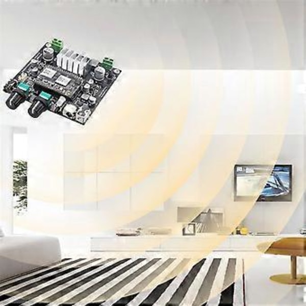 Up2Stream Amp Sub Multiroom Forstærker WiFi Audio Trådløs 2.1 Kanal Subwoofer Højttalere Forstærker B