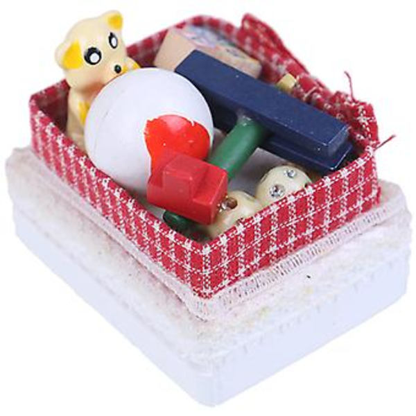 1:12 Nukenukkekoti Miniatyyri Karhu Leikkikassakaappi Mallilelut Nukenukkekoti Koristeluun