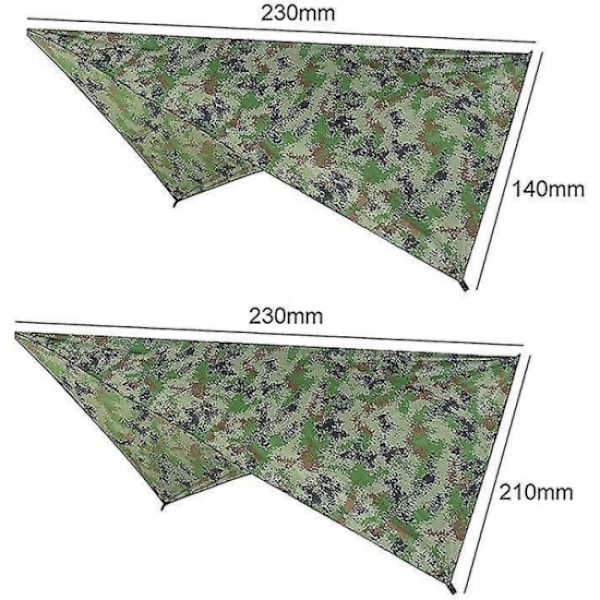 Camping Tarp Hängmatta Lätt Vattentät Tält Picknick