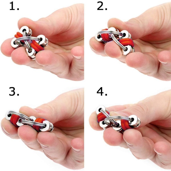 10 st fidget cube vuxen ventil cykelkedja leksak dekompression metall nyckelring dekompression kedja