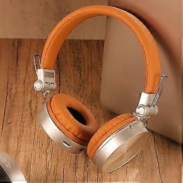Kuulokemikrofoni Bluetooth-kuulokkeet Melunvaimennus Plug-in Stereo Langaton Kuulokemikrofoni (Ruskea)