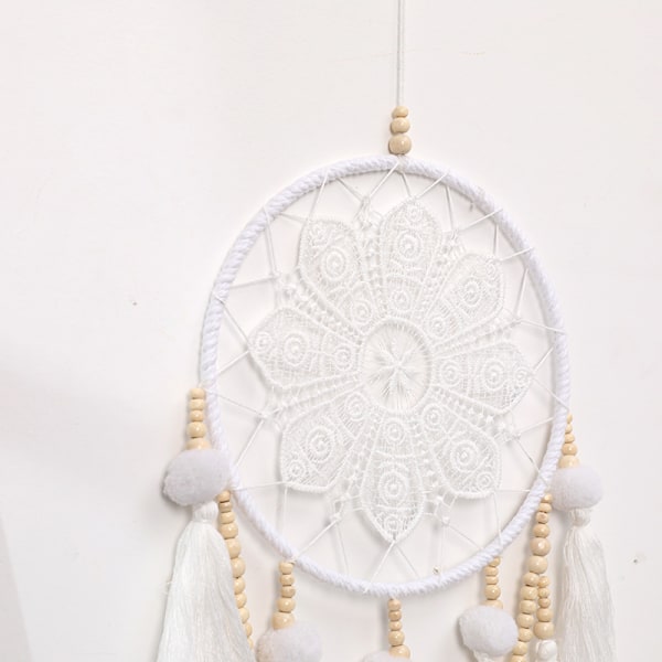Macrame drömfångare för sovrum - Boho väggdekoration handgjord