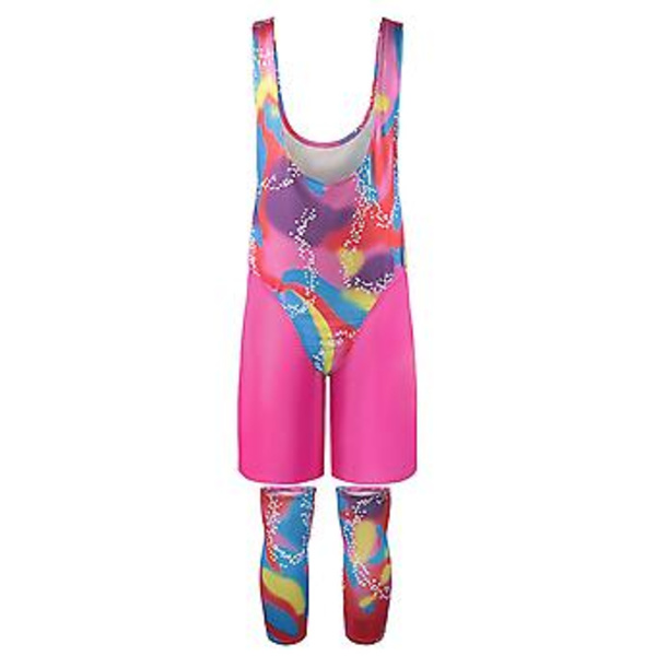 Naisten ja Miesten 2023 Elokuva Barbie Margot Robbie Ken Cosplay Halloween Karnevaaliasu Yhtenäinen Puolue Hieno Pukeutuminen Urheiluasut (2XL Nainen)