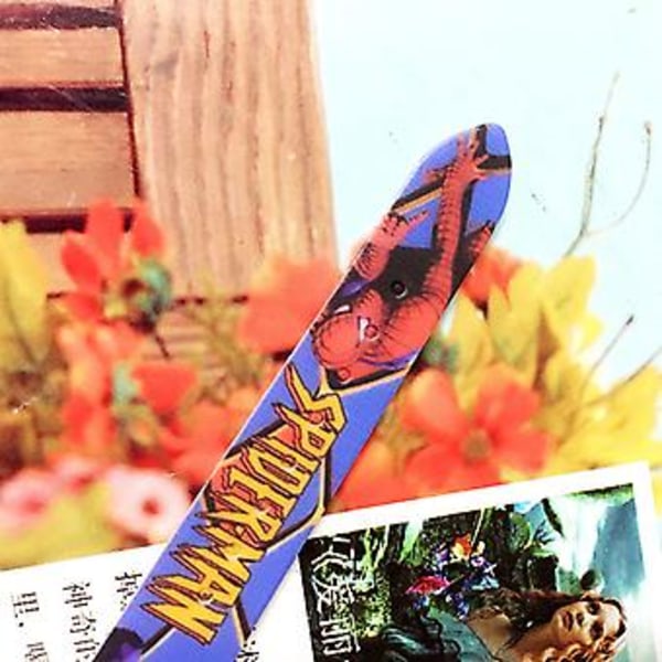 Spiderman Cartoon Klocka LED Luminous Blinkande Silikonband Pojkar Klockor Barnpresent (Mörkblå)