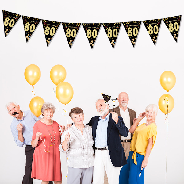 6 stk (30 år, 40 år, 50 år, 60 år, 70 år, 80 år)