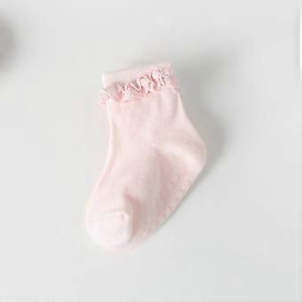 Utenlandsk handel baby prikkete sokker sklisikre baby gummisokker blonde sokker barnas gulvsokker (8 par)