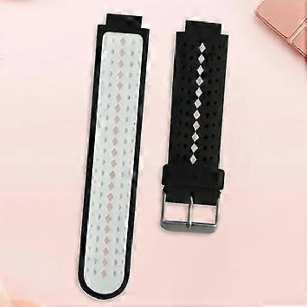 Klokkereim Myk Hurtigutløser Tofarget Silikon Smart Klokkerem for Garmin Forerunner/235/220/230/620/630/735xt( M)