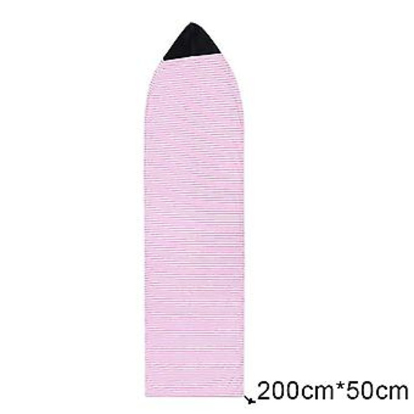 Surfbrädastrumpa - Lätt brädväska perfekt för lokala turer till stranden (200x50CM Rosa)