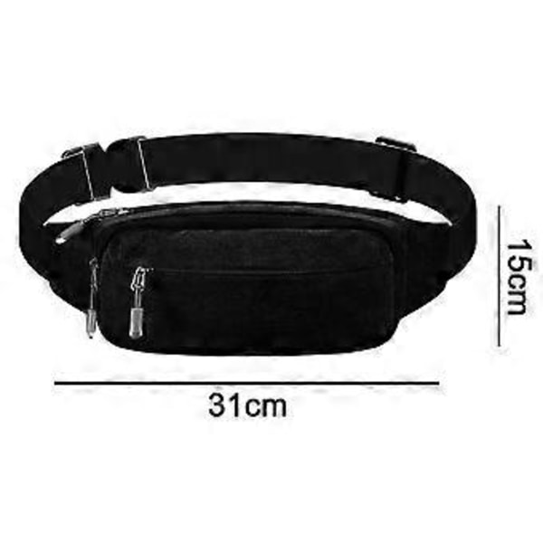 Fanny Pack for Kvinner og Menn Vanntett Løping Hiking Reise Belte Bag Passer Telefoner  style2186