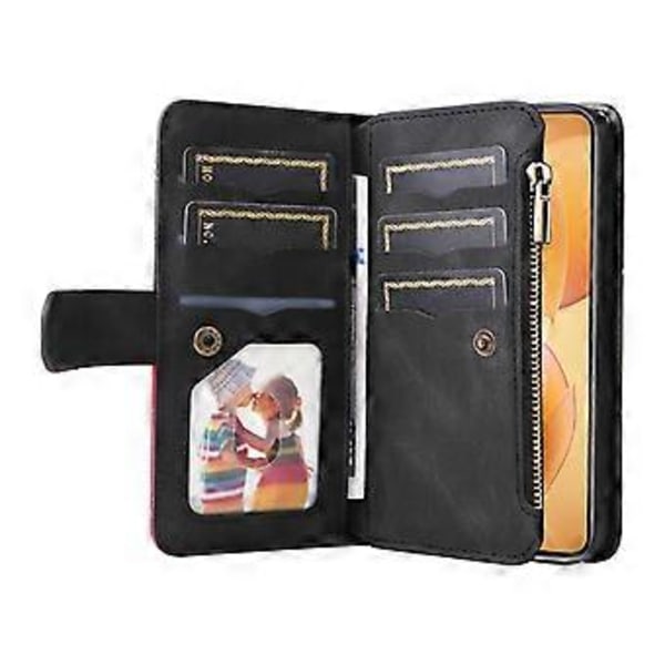 KT Multi-Function Series-5 Til Xiaomi 14T Pro Etui Lynlås Pung Læder Telefon Cover Stativ (Style B)