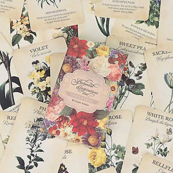 Botaniska Blommornas Orakelkort Tarot Botanisk Inspiration Spådom Brädspel