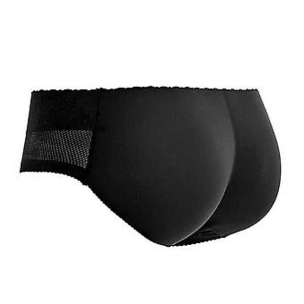 Seamless Hip Padded Panties Breathable Ass Lifter Padded Panties Hip Enhancer For Women New(L Black Low  Waist)