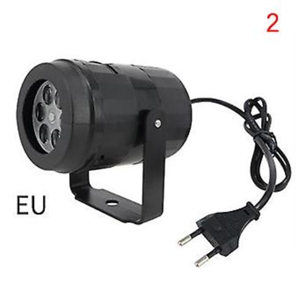 Julelys med LED-projeksjon 16 Julerutiner Laserlys Projektorlampe (EU-plugg)