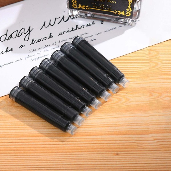 Universal Design Pen Ink Cartridges Replaceable Ink Refills Office Stationeries Lake blue