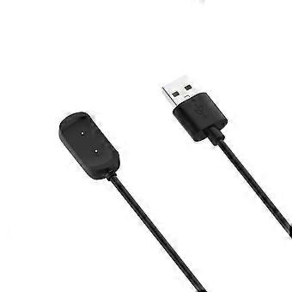Bærbar Smartklokke Lader 1 stk Trådløs Lader Svart Laderadapter For Amazfit T-rex/gtr/gts Usb Lading Foldbar