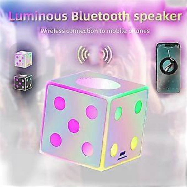 Uudet Mini 5.4 Bluetooth-kaiuttimet LED-valot Suuritehoinen kaiutin A