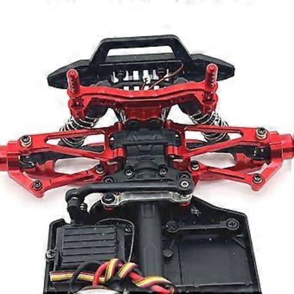 RC-auton päivitys etu- ja takakuoren pilarit SCY 1/18 18101 18102 RC Crawler -auton päivitysosille, punainen