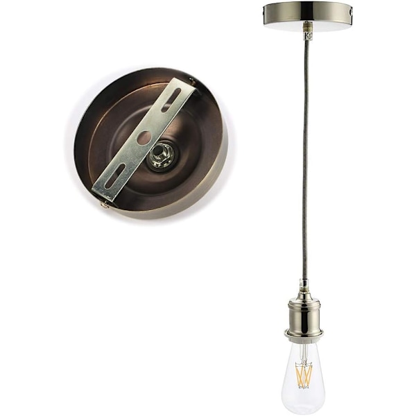4 stk. 90 mm taklampe hengende plate for monteringsplatebase