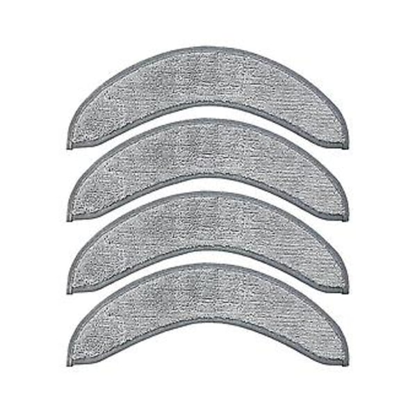 6-pakks Erstatningsmoppputer for Combo J7+ Robotstøvsuger, Gjenbrukbare Mikrofiber Moppputer Tilbehør ( )