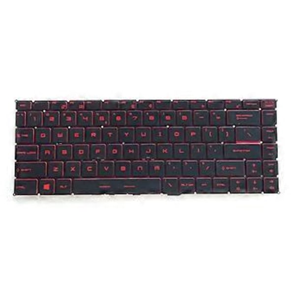 Laptop Tangentbord US Layout Bakgrundsbelyst Knappsats för MSI GF63 Thin 9SC Ersätter